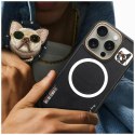 Etui Nimmy Glasses Cool Dog MagSafe do iPhone 16 Pro czarny