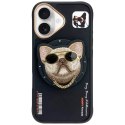 Etui Nimmy Glasses Cool Dog MagSafe do iPhone 16 czarny