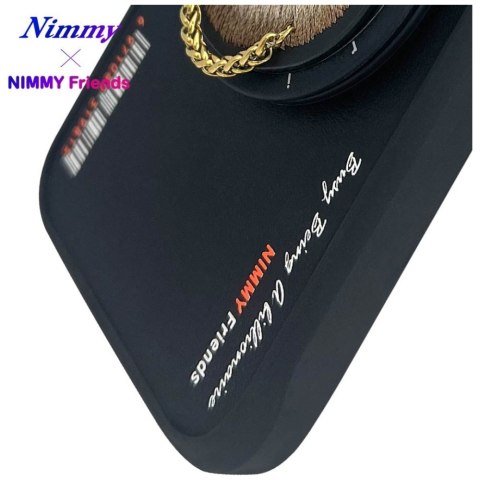 Etui Nimmy Glasses Cool Dog MagSafe do iPhone 16 czarny