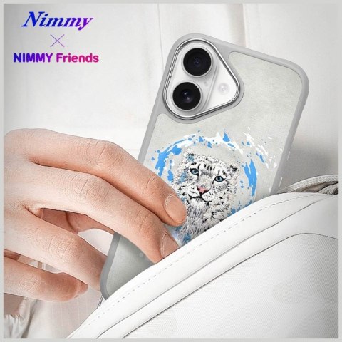 Etui Nimmy Pantera MagSafe do iPhone 16 jasnoszary