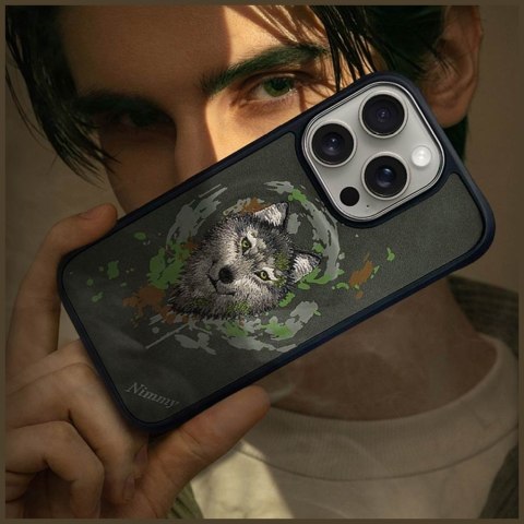 Etui Nimmy Wilk MagSafe do iPhone 16 Pro Max ciemnoszary