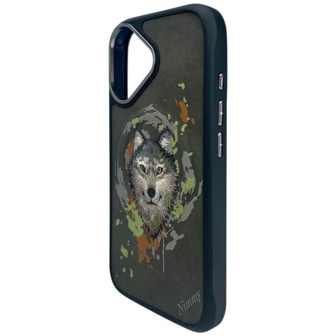 Etui Nimmy Wilk MagSafe do iPhone 16 ciemnoszary
