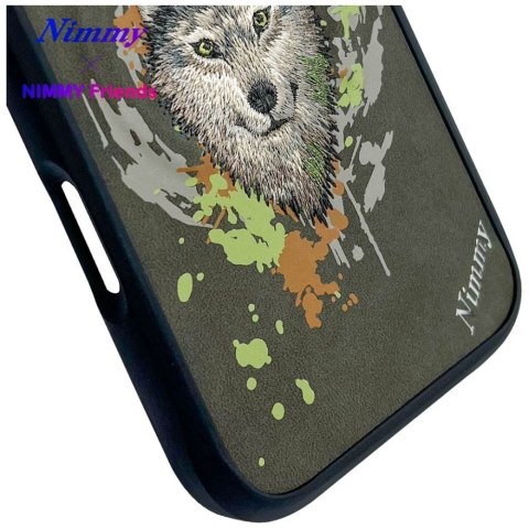 Etui Nimmy Wilk MagSafe do iPhone 16 ciemnoszary