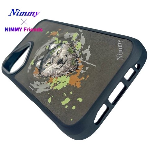Etui Nimmy Wilk MagSafe do iPhone 16 ciemnoszary