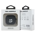 Karl Lagerfeld KLA4RUNCHK AirPods 4 cover czarny/black Silicone Choupette Head 3D