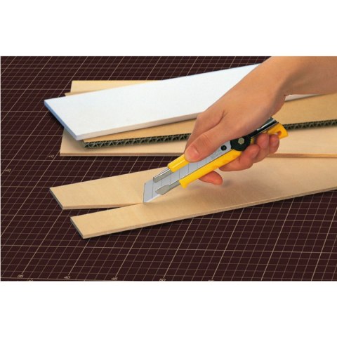 Nóż introligatorski Olfa Żółty Żółty/Czarny