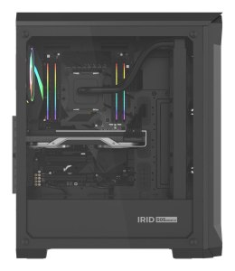 Obudowa NATEC Genesis Irid 505 ARGB NPC-1518 (ATX. Micro ATX. Mini ITX; kolor czarny)