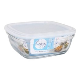 Pojemnik na Lunch Freshbox Przezroczysty Kwadratowy Z pokrywką (17 cm) (17 x 17 x 6 cm) (17 cm)