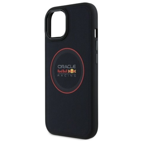 Red Bull RBHMP14S24PUILVR iPhone 14 6.1" hardcase granatowy/navy Leather Red Ring MagSafe