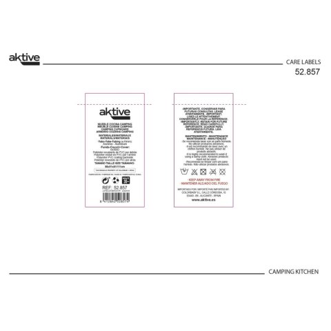 Szafka kempingowa Aktive Składany 88 x 111 x 51 cm