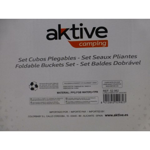 Zestaw kostek Aktive Składany 2 Sztuk