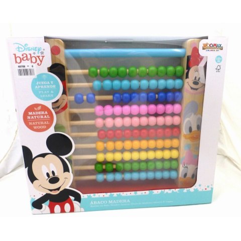 Drewniane liczydło Disney + 12 miesięcy (6 Sztuk)