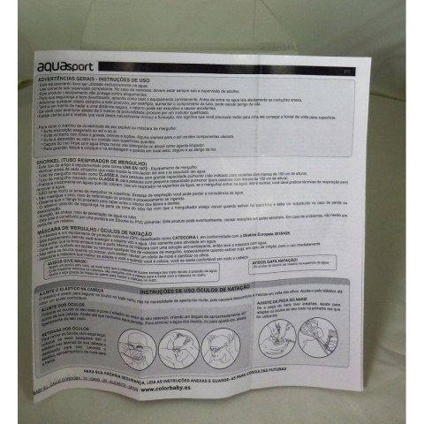 Okulary do Pływania Dziecięce AquaSport (12 Sztuk)