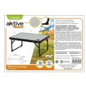 Składany stolik Aktive Kemping Szary 56 x 25 x 40 cm (2 Sztuk)