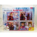 Puzzle dla dzieci Frozen Dwustronny 4 w 1 48 Części 35 x 1,5 x 25 cm (6 Sztuk)