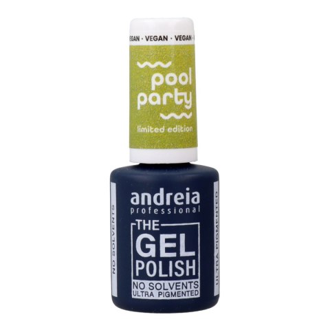 Lakier do Paznokci Półtrwały Andreia Polish Pool Party N.6 Kolor Zielony 10,5 ml