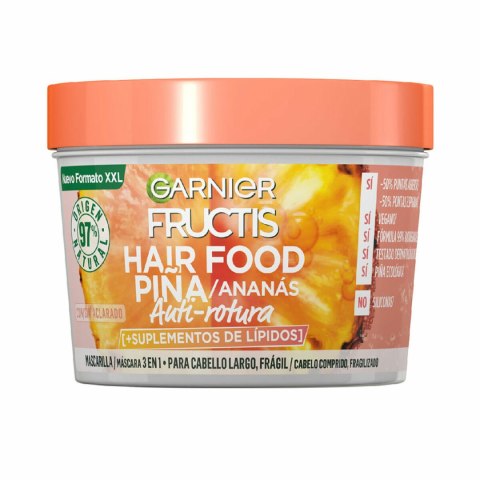 Maska Zwalczająca Wypadanie Włosów Garnier Fructis Hair Food 350 ml Przeciw Łamaniu się Włosów Ananas