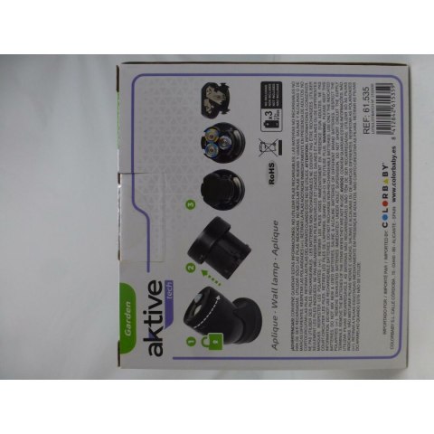 Lampka LED z Czujnikiem Ruchu Aktive Plastikowy 10,5 x 12,5 x 13,5 cm (12 Sztuk)