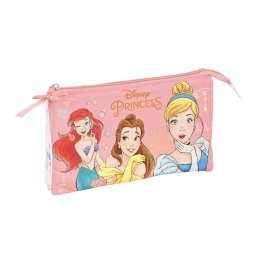 Piórnik Potrójny Princesses Disney Dream it Różowy 22 x 12 x 3 cm