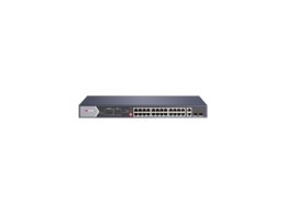 Hikvision DS-3E0528HP-E łącza sieciowe Nie zarządzany Gigabit Ethernet (10/100/1000) Obsługa PoE Niebieski