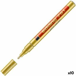 Marker permanentny Edding 751 Złoty 1-2 mm (10 Sztuk)