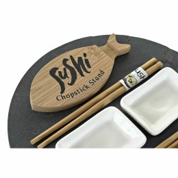 Zestaw do Sushi DKD Home Decor S3025953 Biały Granatowy Plastikowy