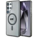 Etui Karl Lagerfeld Button Karl Head Printed Logo MagSafe do Samsung Galaxy S25 Ultra czarny