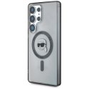 Etui Karl Lagerfeld Button Karl Head Printed Logo MagSafe do Samsung Galaxy S25 Ultra czarny