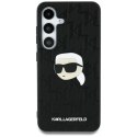 Etui Karl Lagerfeld Leather Monogram Pin Logo Karl Head do Samsung Galaxy S25 Ultra czarny