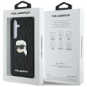 Etui Karl Lagerfeld Leather Monogram Pin Logo Karl Head do Samsung Galaxy S25 czarny