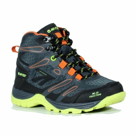 Buty górskie Hi-Tec Toubkal Mid Waterproof Czarny Jasnoszary - 32
