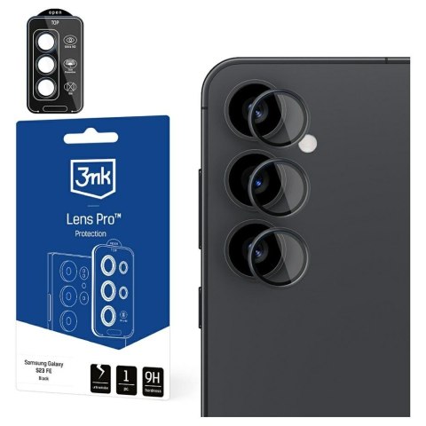 Ochrona na obiektyw aparatu 3MK Lens Protection Pro do Samsung Galaxy S25/S24 FE czarny 4szt