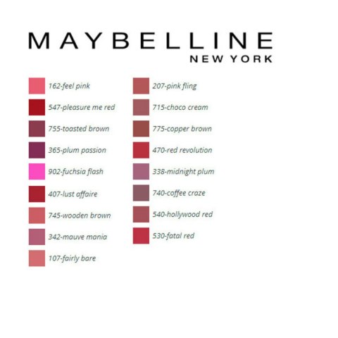 Pomadki Color Sensational Maybelline - 547-pleasure me red