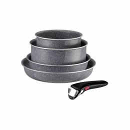 Garnki Tefal Ingenio Hard Stone Szary