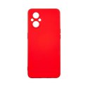 Beline Etui Silicone Oppo Reno 7 Liteczerwony /red