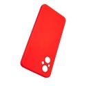 Beline Etui Silicone Oppo Reno 7 Liteczerwony /red
