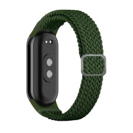 Beline pasek Mi Band 10/9/8 Textile zielony/green