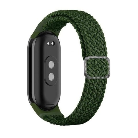 Beline pasek Mi Band 10/9/8 Textile zielony/green