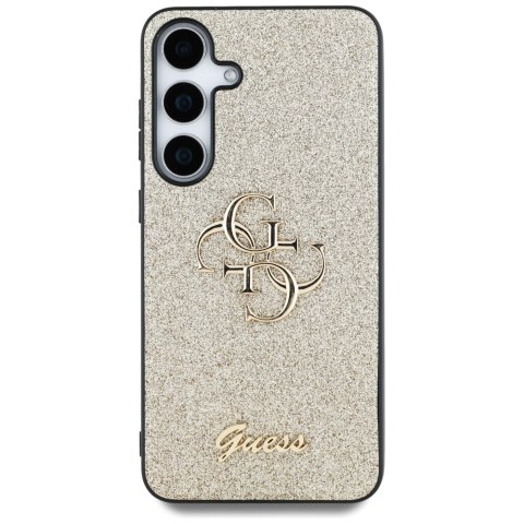 Etui Guess Fixed Glitter Big 4G Metal Logo do Samsung Galaxy S25+ złoty
