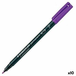 Marker permanentny Staedtler Lumocolor Permanent 318 F Fiolet (10 Sztuk)