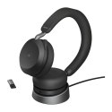 Jabra 27599-999-989 słuchawki bezprzewodowe nagłowne, Bluetooth, podstawka do ładowania, Czarne