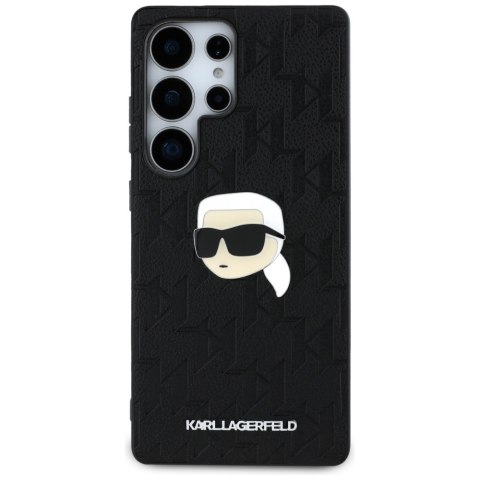 Etui Karl Lagerfeld Leather Monogram Pin Logo Karl Head do Samsung Galaxy S25 Ultra czarny