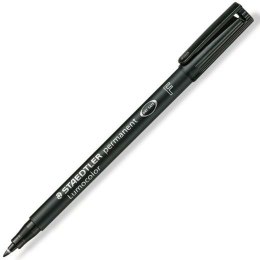 Marker permanentny Staedtler 318-9 Czarny (10 Sztuk)