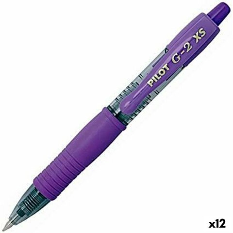 Pióro Roller Pilot G-2 XS Chowany Fiolet 0,4 mm (12 Sztuk)