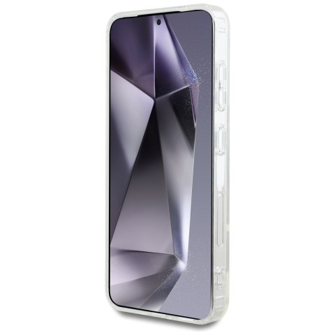 Etui Karl Lagerfeld Rhinestones Karl Head Logo do Samsung Galaxy S25 przezroczysty