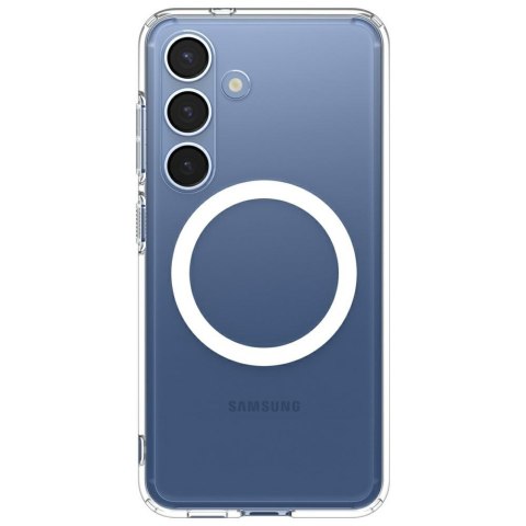 Etui Spigen Ultra Hybrid Mag MagSafe do Samsung Galaxy S25+ biały/clear white