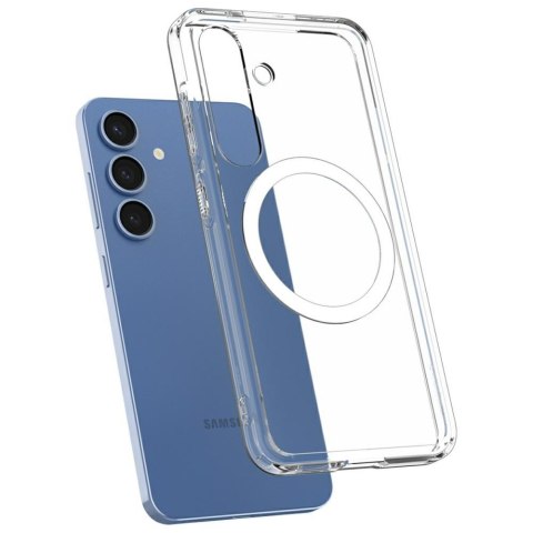 Etui Spigen Ultra Hybrid Mag MagSafe do Samsung Galaxy S25+ biały/clear white