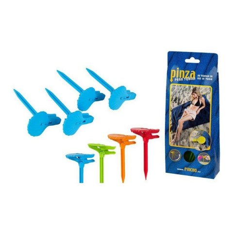 Zaczep na ręcznik 53386 Niebieski 24 x 16 x 4 cm (24 x 16 x 4 cm)