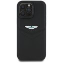 Etui Aston Martin HC Leather Victory Design do iPhone 16 Pro Max czarny
