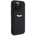 Etui Aston Martin HC Leather Victory Design do iPhone 16 Pro czarny